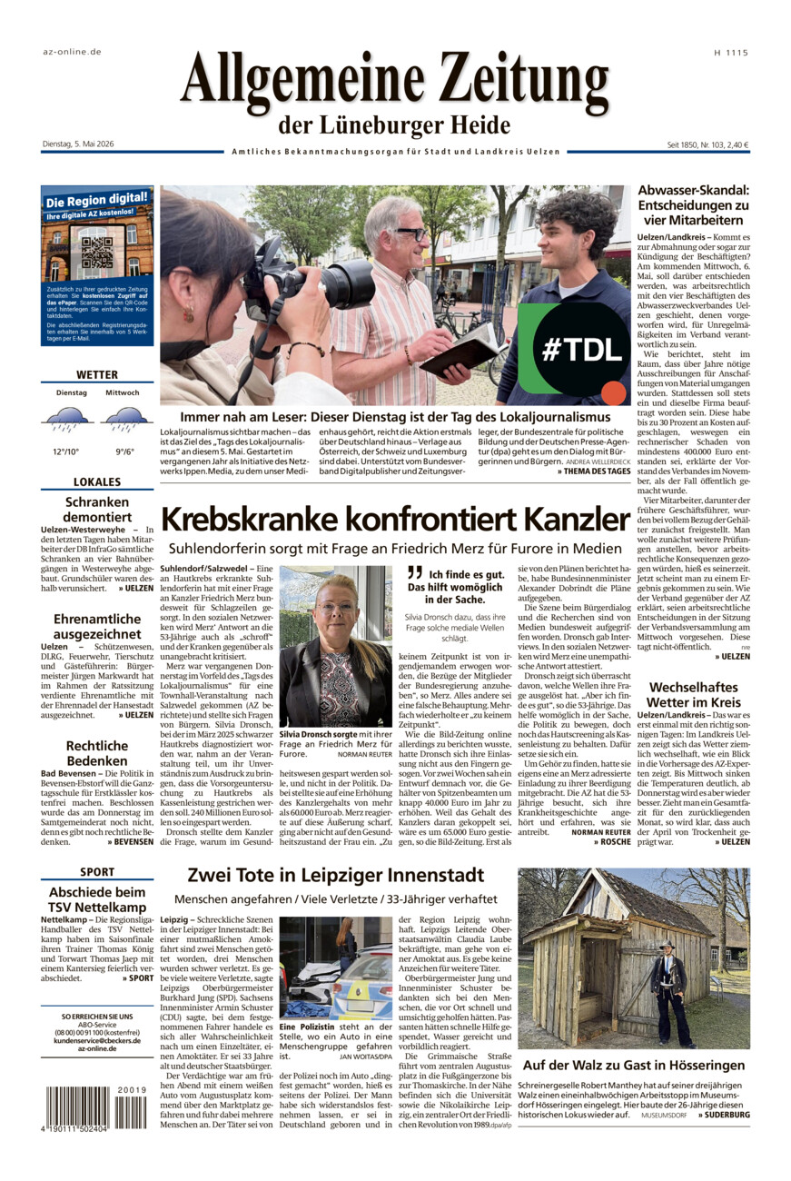 Allgemeine Zeitung vom Dienstag, 05.05.2026